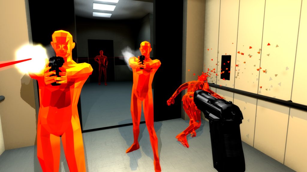 Superhot gameplay on Stadia